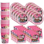 Kitty Cat Pink Kitten Birthday Party Supplies Set Plates Napkins Cups Tablewa... New. Price: $24.53.