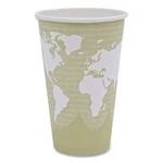 Eco-products World Art Renewable/compostable Hot Cups, 16 Oz, Moss, 50/PACK. Price: $84.00.