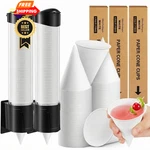 Roshtia 600 Pcs 4 Paper Cone Cups Thicken Disposable About Oz, White New. Price: $82.99.