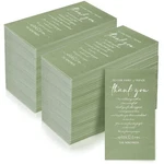 200 Plain Sage Green Thank You Wedding Napkins Cocktail Beverage Newl.... Price: $38.78.