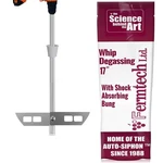 Fermtech 17" Stainless Steel Degassing Whip Stirrer Wand With Paddle... New. Price: $29.80.