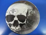 Skull Terror Bones Skeleton Haunted House Halloween Party 7" Dessert Plates New. Price: $9.99.