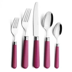 Silverware Set 20 Pieces Cutlery Stainless Steel Colorful Fun Handle Flatware New. Price: $31.94.