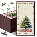 100 Pcs Christmas Napkins Disposable Guest Towels For Bathroom 2 Pl... New. Price: $26.85.