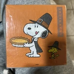 Graphique Peanuts Pilgrim Snoopy & Woodstock Lunch Napkins 40 Count New. Price: $14.90.