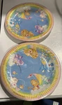 Vintage Care Bear Cousins Paper Plates American Greetings - Htf New. Price: $19.95.