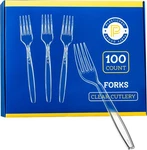 Plasticpro Disposable Clear Cutlery Utensils Heavyweight New. Price: $27.29.