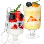 60 Pack 3 Oz Mini Dessert Cups Disposable Appetizer Goblet,pedestal Clear... New. Price: $34.32.