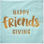50-COUNT In. X Beverage Napkins, Friendsgiving Party Supplies New. Price: $14.75.