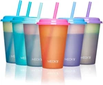 Color Changing Cups With Lids And Straws For Kids 6PACK 12OZ Plastic Reusable New. Price: $23.15.