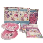 My Little Pony Birthday Party Pack:table Cover ,plates, Banner ,swirl Decoration New. Price: $18.99.