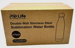 Pyd Life Double Wall Stainless Steel Sublimation Water Bottle - 4 Pack: 17 Oz New. Price: $6.50.