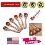 Exquisite 6-PIECE Wooden Teaspoon Set Perfect For Honey And Jam New. Price: $15.99.