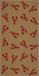 Lobster Kraft Paper Table Roll Of Size 24" X 50' For Halloween - Beistle New. Price: $36.45.