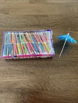 Umbrella Drink Cocktail Picks Assorted Colors Approx 110 Open. Price: $9.25.
