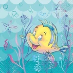 Unique Multicolor Disney The Little Mermaid Luncheon Napkins (16 Count) - Premiu New. Price: $9.09.