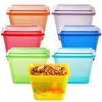 Youngever 7 Sets Parfait Cups With Lids And Inserts, Reusable Plastic... New. Price: $21.23.