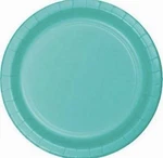 Teal 9 Inch Paper Plates 24 Pack Party Tableware Decorations Supplies New. Price: $18.99.