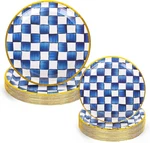 48PCS Blue White Plaid Party Plates For Weddings Birthdays Holiday Event New. Price: $39.47.