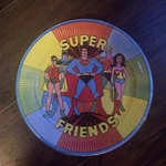 Vintage 1976 Dc Comics Super Friends Amscan Paper Party Plates*new**. Price: $10.00.