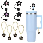 Xyntara Silicone Straw Covers For Stanley 40OZ Cups Christmas Style 8PCS New. Price: $10.44.