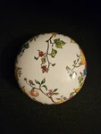 Villeroy & Boch Mon Jardin Porcelain Candy Trinket Dish Fruit Pattern Used. Price: $29.99.