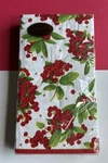 Caspari Holly Christmas Berry Red Paper Dinner Napkins 15 Germany 3-PLY New. Price: $14.99.