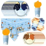 81PCS Blue Dog Birthday Party Tableware Set Cute Decoration Ca... New. Price: $25.93.