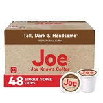 Joe Knows Coffee Single Serve Cups Pods And Capsules Tall Dark 48 Count New. Price: $44.95.
