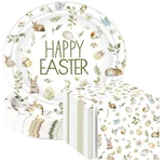 150PCS Easter Paper Plates And Napkins Sets 11 Inch Disposable O... New. Price: $35.11.
