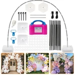 Rubfac 10FT Wide Adjustable Balloon Arch Kit With Electric Pump & Clips New. Price: $55.73.