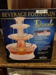 Rival Dazzle 2.5 Gallon Light Up Color Change Beverage Fountain Sparkling Nos Used. Price: $50.00.