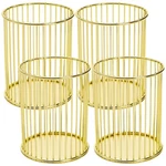 Yopay 4 Pack Pencil Cups, Round Wire Metal Makeup Brush Holder, Cyli... New. Price: $23.99.