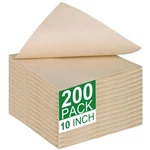 200 Count Compostable Cocktail Napkins Quality 2PLY Disposable Paper 10" New. Price: $14.20.