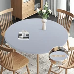 Obstal Fitted Round Table Cloth, Reversible Waterproof Stain Resistant Elasti... New. Price: $20.04.