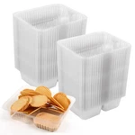 Zandfelo 200 Pcs 12OZ 6.5''X5'' Plastic Nacho Trays, Small Medium, Clear New. Price: $24.64.
