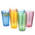 Zainca 32-OUNCE Plastic Tumblers, Acrylic Larger Drinking 32OZ, Multicolor New. Price: $21.82.