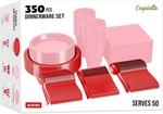 Party Solids 350 Piece Valentines Plastic Plates For Disposable Set New. Price: $68.16.