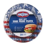 Kingsford Heavy Duty Paper Plates, 35 Count, American Flag Multicolor New. Price: $19.74.