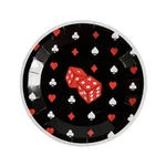Fun Express Casino Party Card Suites & Dice Disposable Paper Dinner Plates 9 1 New. Price: $11.64.