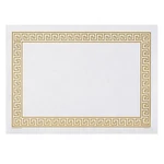 310640 Placemat, Greek Key Straight Edge, Square Corner, 10" X 14", Gold (pack New. Price: $107.99.