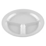 Get CP-532-W Supermel White Melamine 11" Dia. 3-COMPARTMENT Plate Doz New. Price: $72.42.
