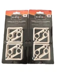2 Pack Mr. Bar-b-q Signature Adjustable Cloth Clamps Indoor Outdoor New. Price: $10.00.