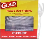 Sturdy Clear Plastic Forks 70 Count Break-resistant, Reusable Disposable New. Price: $29.99.
