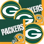 Green Bay Packers Nfl Football Team Logo Plates And Napkins Serves 16 New. Price: $10.97.