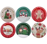 Paper Plates 60-COUNT 8" X Disposable Christmas Party Supply Dessert Pla... New. Price: $22.72.