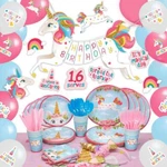 Unicorn Party Decorations By Aliza Girl Princess Toddler Kids Birthday... New. Price: $24.99.