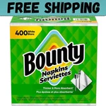 Bounty Paper Napkins, White, 400 Count New. Price: $8.97.