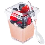 50 Pack 5OZ Dessert Cups W/ Lids & Spoons Parfait Appetizer Party New. Price: $44.77.
