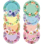80PCS 7INCH Spring Floral Party Plates Flower Decorative Paper Disposable New. Price: $20.64.